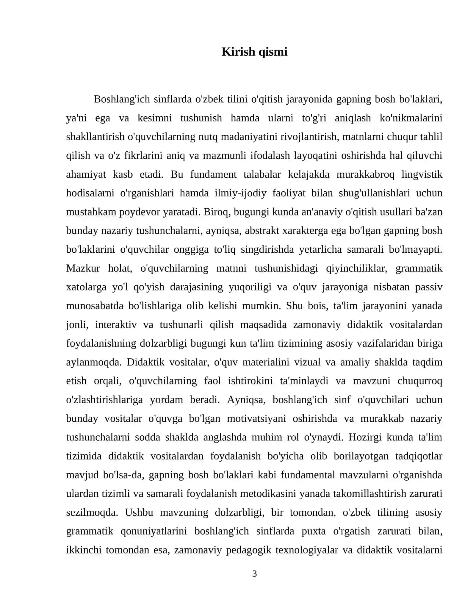Gapning bosh boʻlaklari mavzusini oʻrganishda didaktik vositalardan foydalanish 4