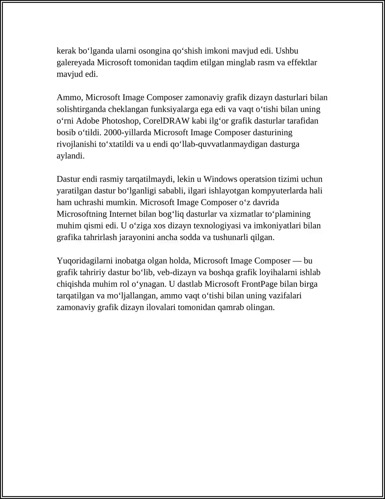 MICROSOFT IMAGE COMPOSER MUHARRIRI 4
