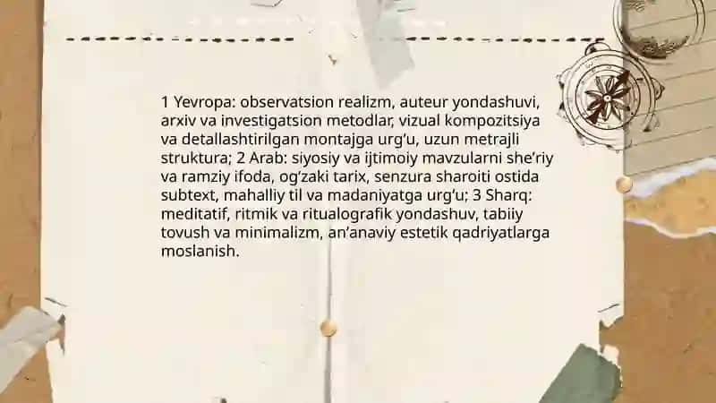 Yevropa, Arab va Sharq hujjatchiligi 4