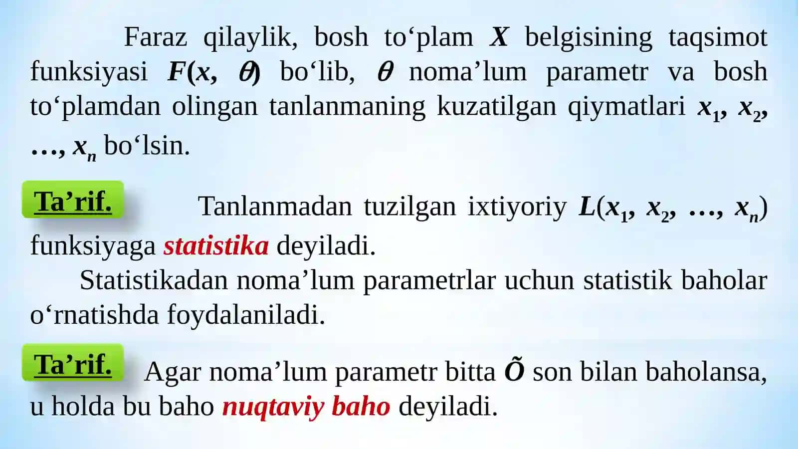 NUQTAVIY VA INTЕRVALLI BAHOLAR 4