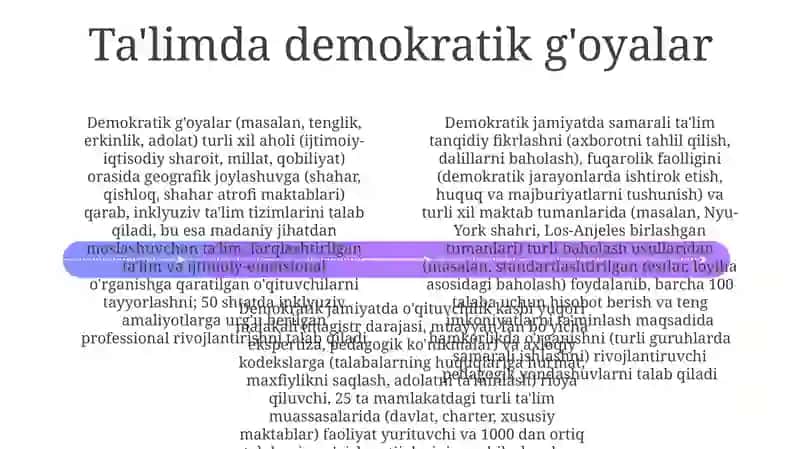 Demokratik jamiyatda o'qituvchilik kasbi va unga qo'yiladigan talablar 4