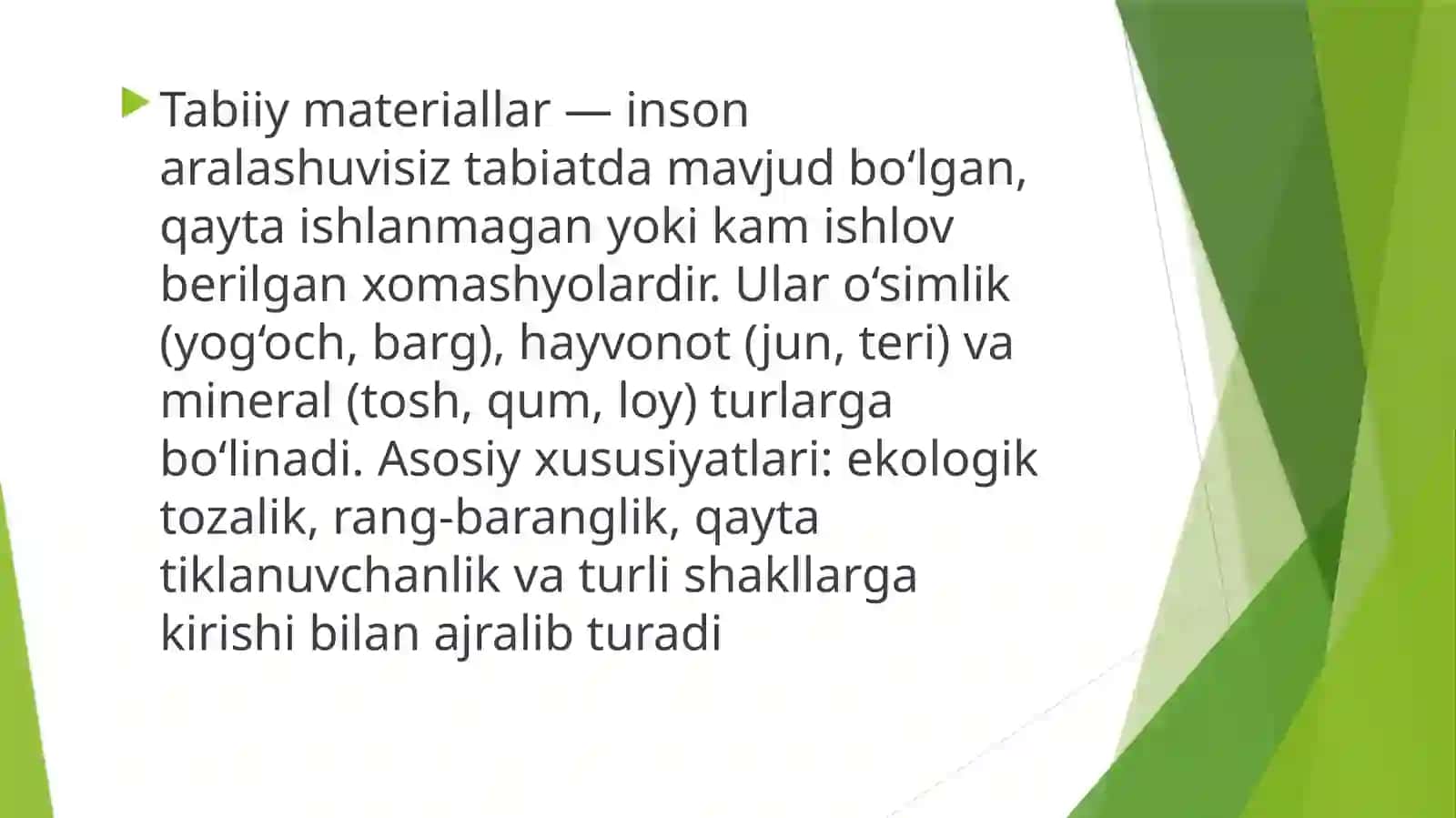 Tabiat bilan tanishtirish metodikasi fanidan taqdimoti 4