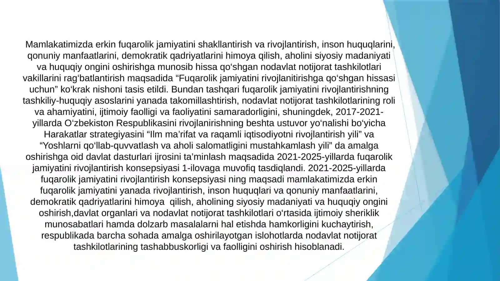 Fuqarolik jamiyati rivojida oʻzini oʻzi boshqarish organlarining roli 4
