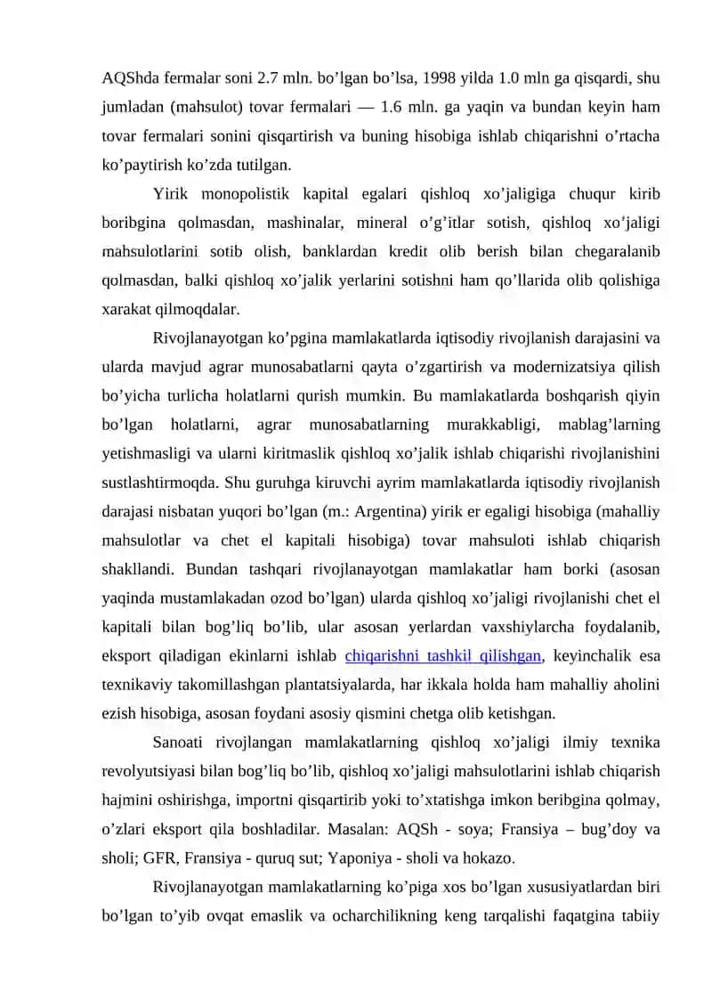 HINDISTON QISHLOQ XO’JALIGI VA UNING TARMOQ TARKIBI 4