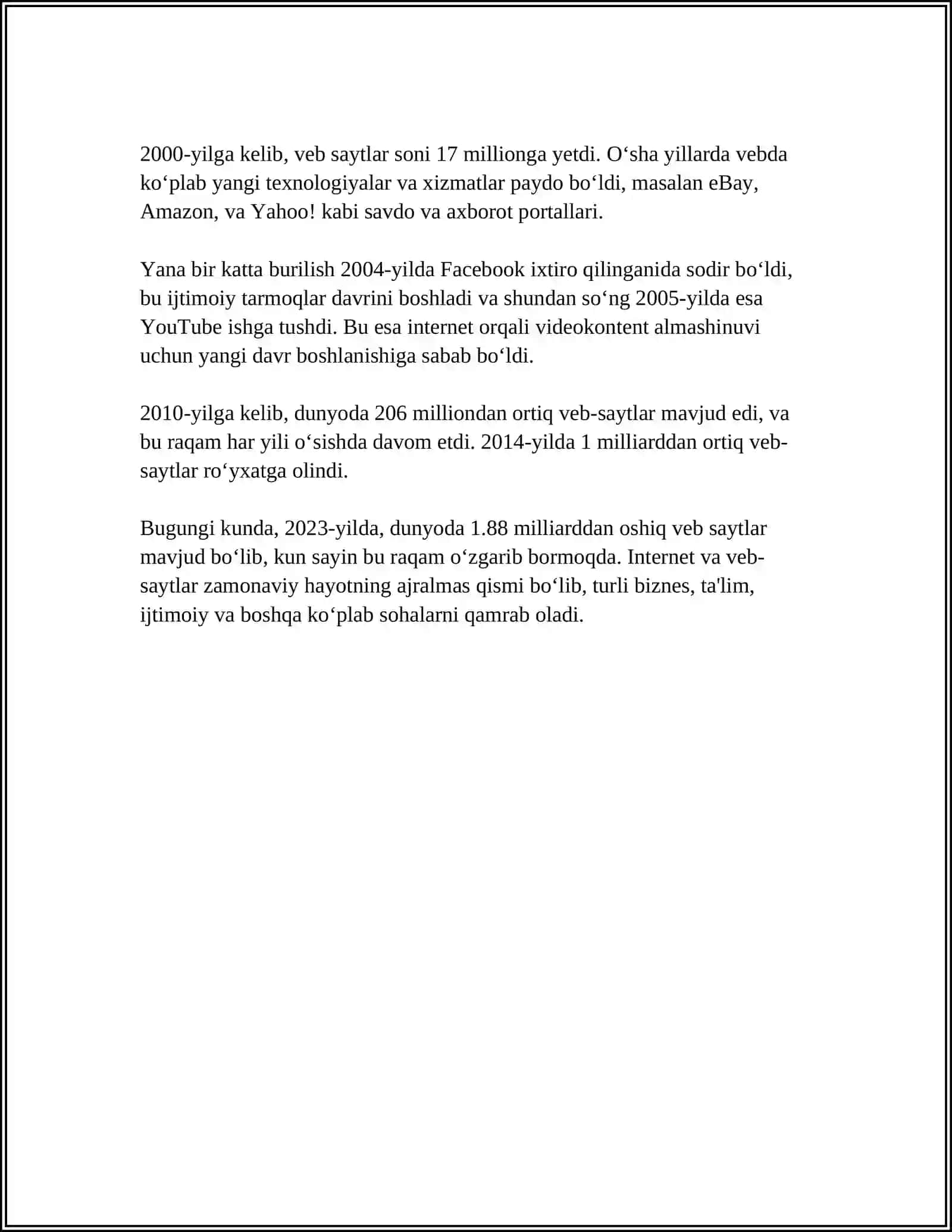 WEB SAYTLAR HAQIDA 4