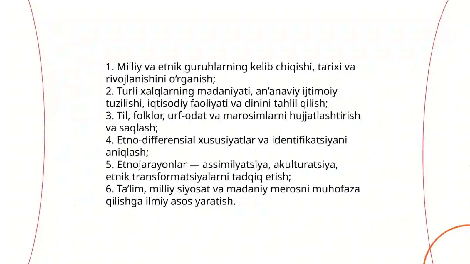 Etnologiya fanining maqsad va vazifalari 4