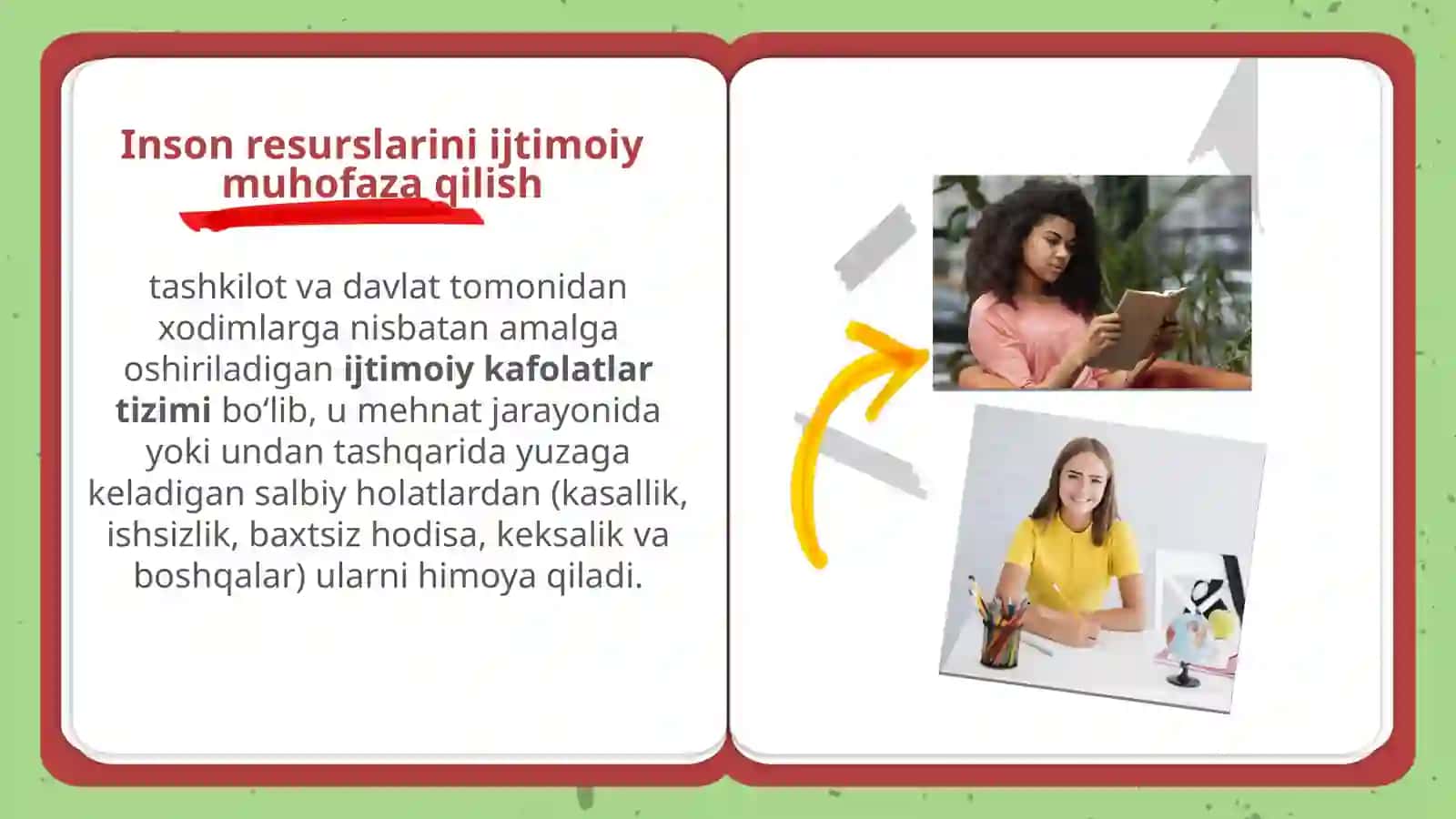 Inson resurslarini ijtimoiy muhofaza qilish 4