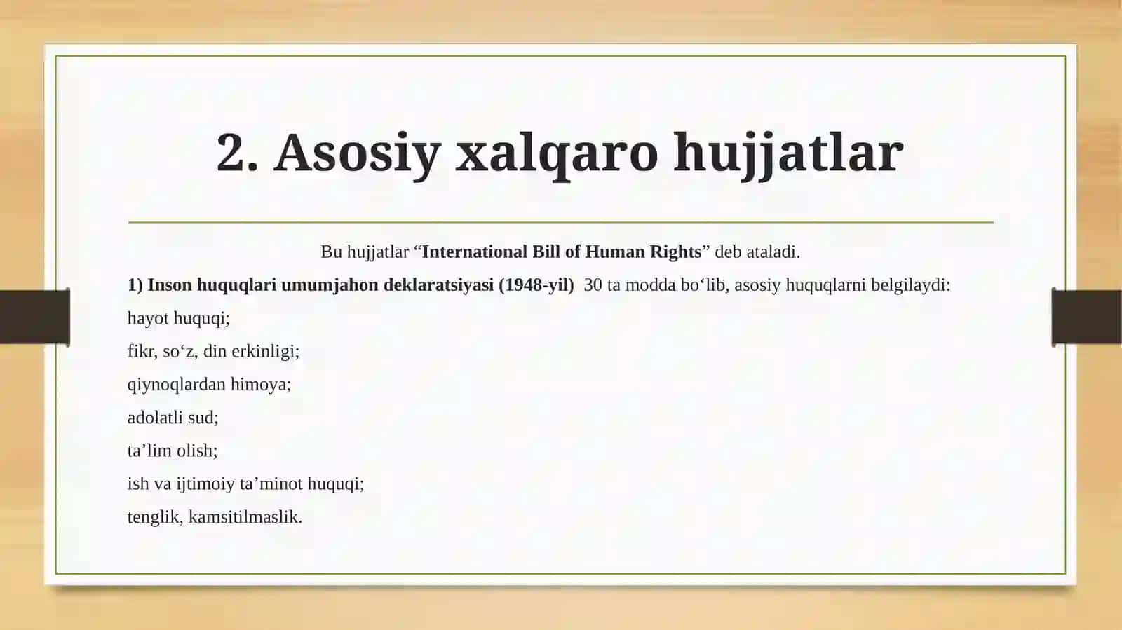 Inson huquqlari tushunchasi va xalqaro standartlar 4
