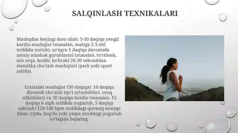 Tonggi mashqlarining foydalari 4