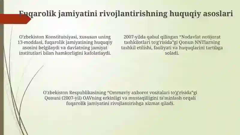 Fuqarolik Jamiyatining Shakllanishi 4