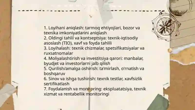 Tarmoqlarda investitsiya jarayoni 4