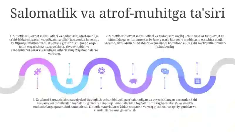 Sintetik Oziq Ovqat Mahsulotlari Va Qadoqlash OʻRash Materiallari Zarari 4