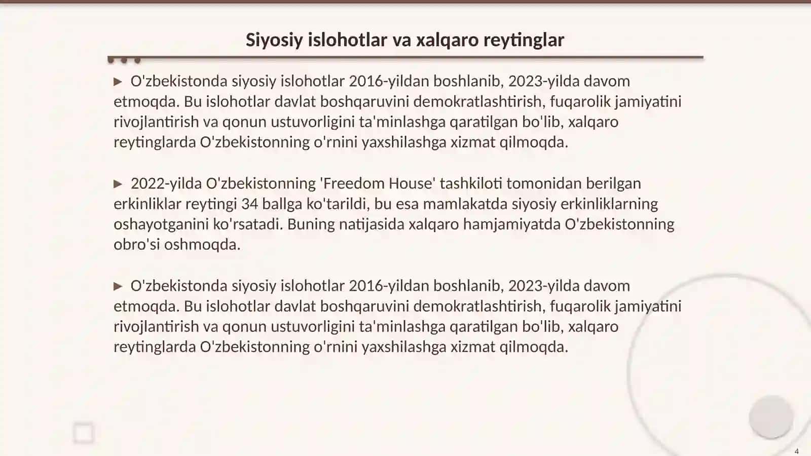 Ijtimoiy o'zgarishlar va ularning ta'siri 4