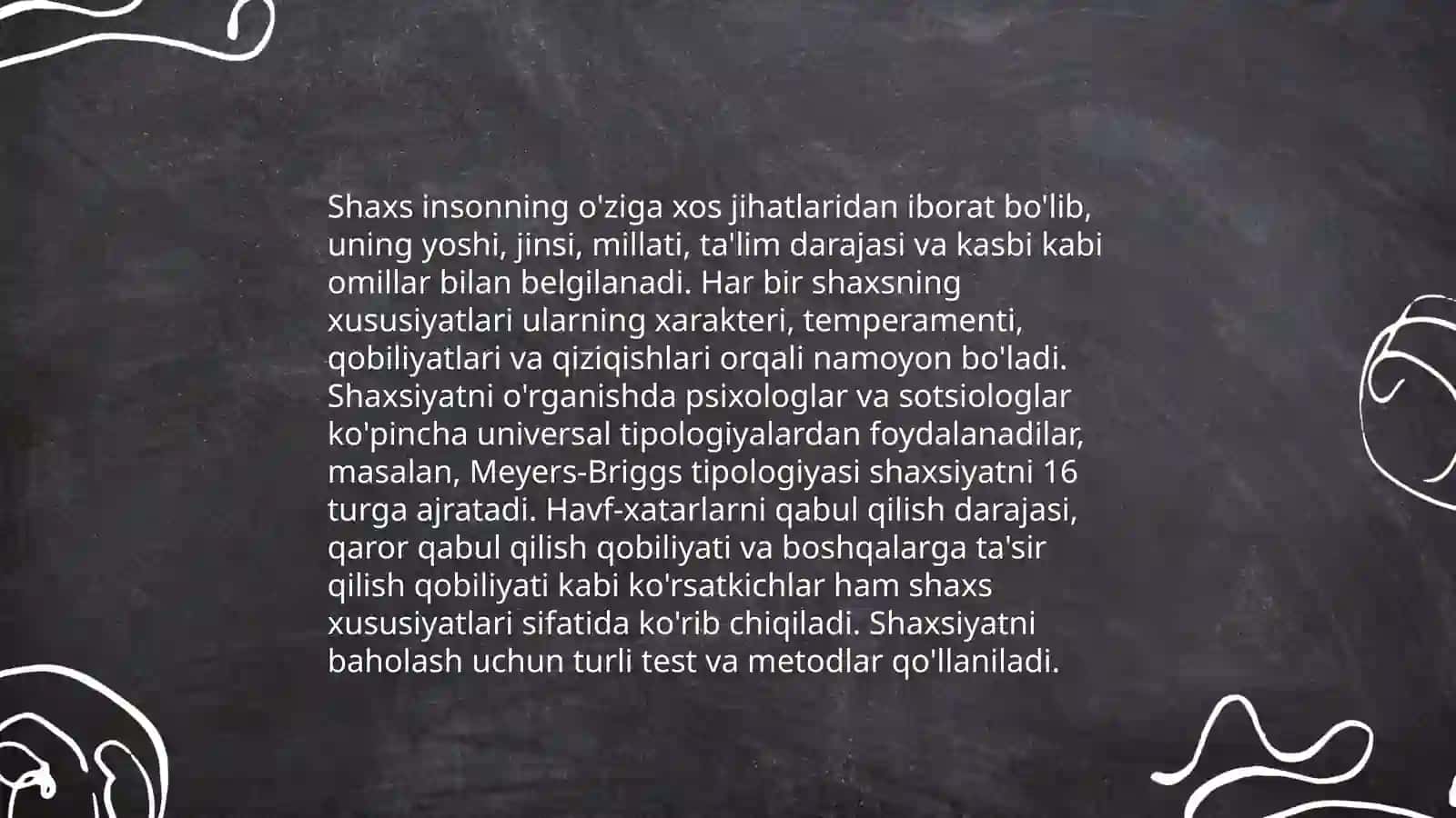 Individ,shaxs,individuallik tushunchalari shaxsning malak va odatlari 4