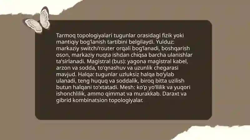 Kompyuter tarmoqlari 4
