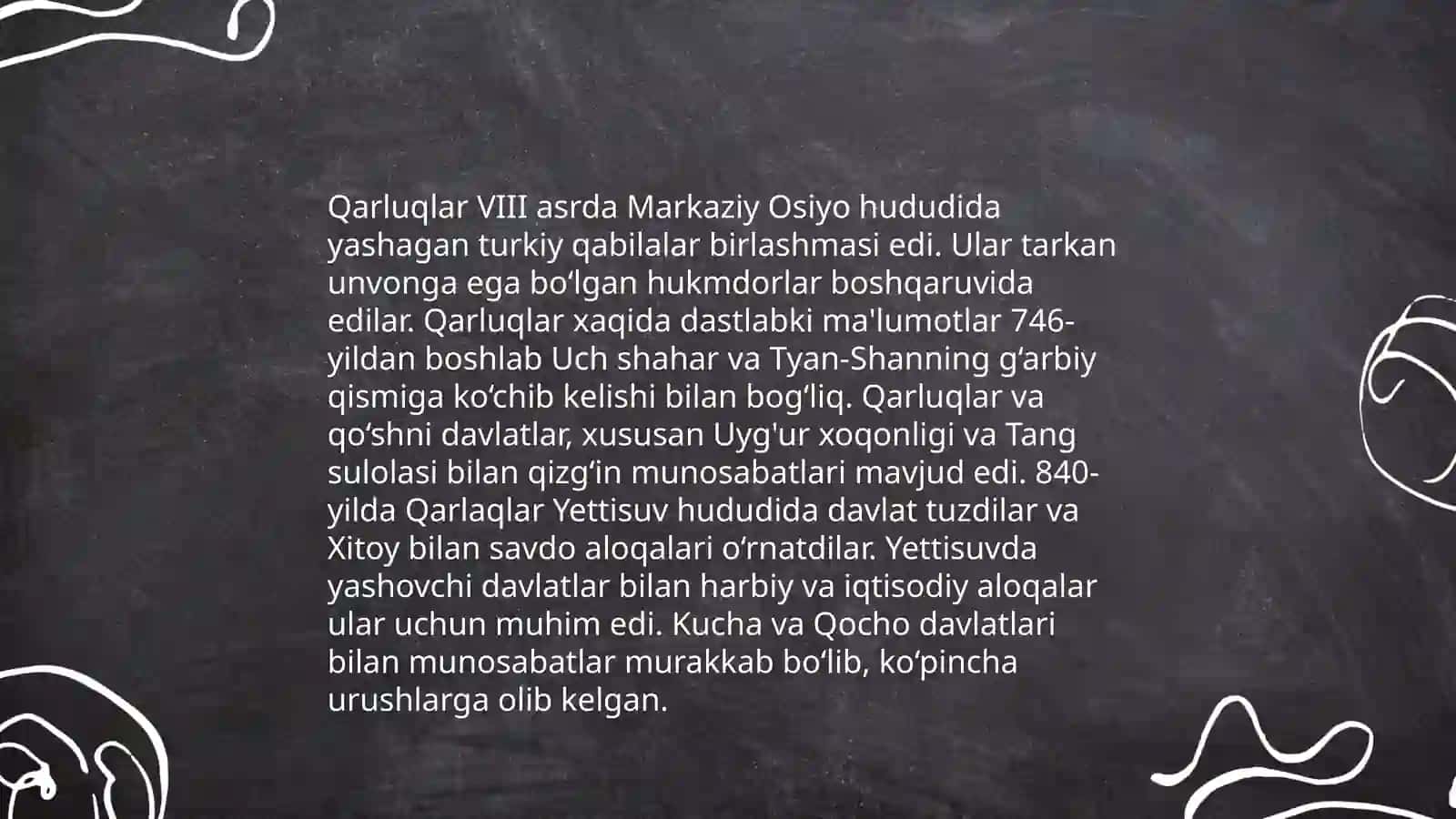 Qarluqlar diplomatiyasi 4