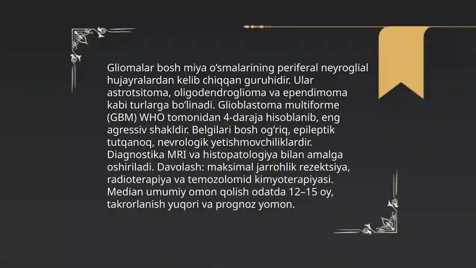 Bosh miya o’smalari 4