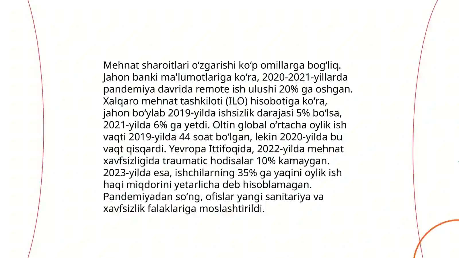 Ish beruvchi tomonidan xodimning mehnat shartlarini oʻzgartirish 4