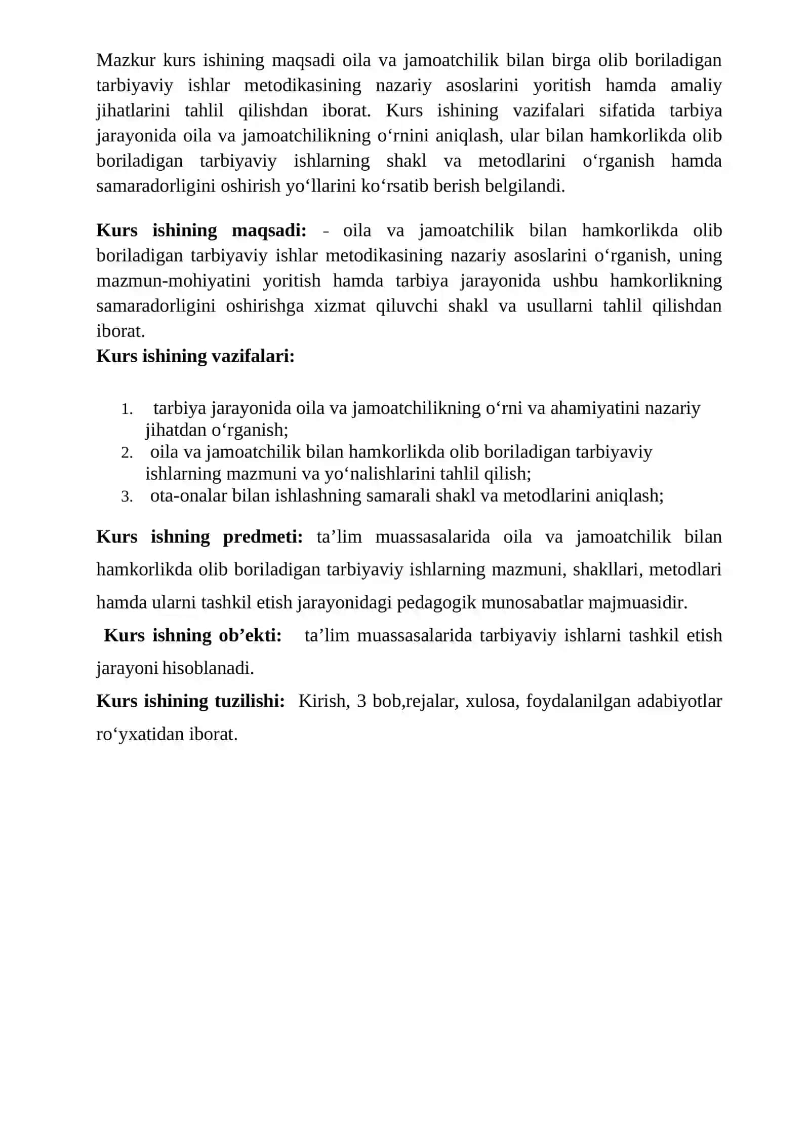 "Boshlang‘ich ta’limda oil ava jamiyat bilan birga olib boriladigan tarbiyaviy ishlar metodikasi" 4