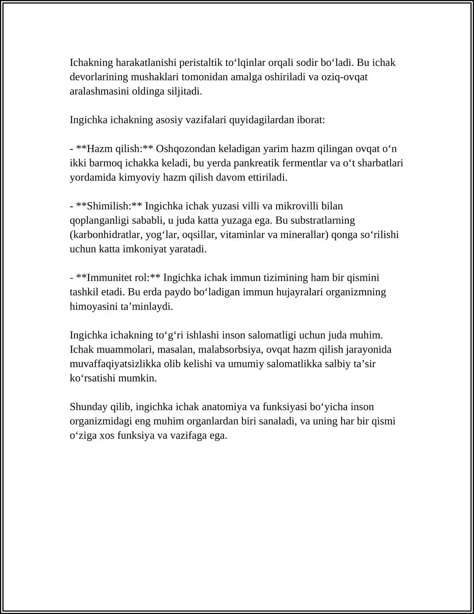 INGICHKA ICHAK BAJARADIGAN HIZMATI 4