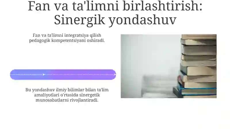Pedagogik kompitentlikni shakllantirishda fan va taʼlimning ijtimoiy-iqtisodiy uygʻunlashivi 4