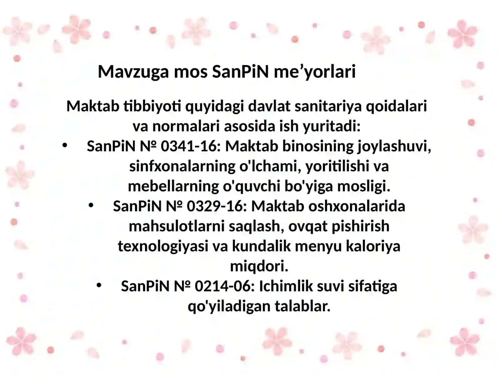 Maktablarda tibbiyot hodimlarining davolash profilaktika ishlari 4