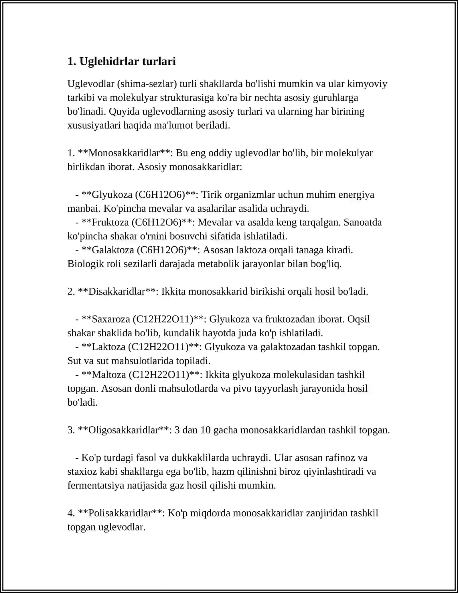 Uglevodlar 4