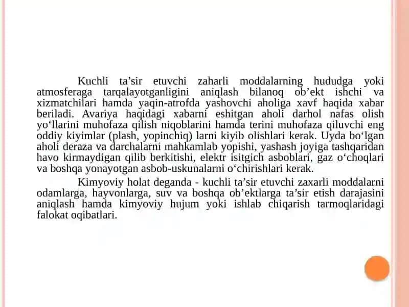 AMALIY MASHG’ULOT №3: IShLABChIQARIShNINGZARARLIVAZAHARLIOMILLARINIINSONORGANIZMIGATA’SIRINIHISOBLASh 4