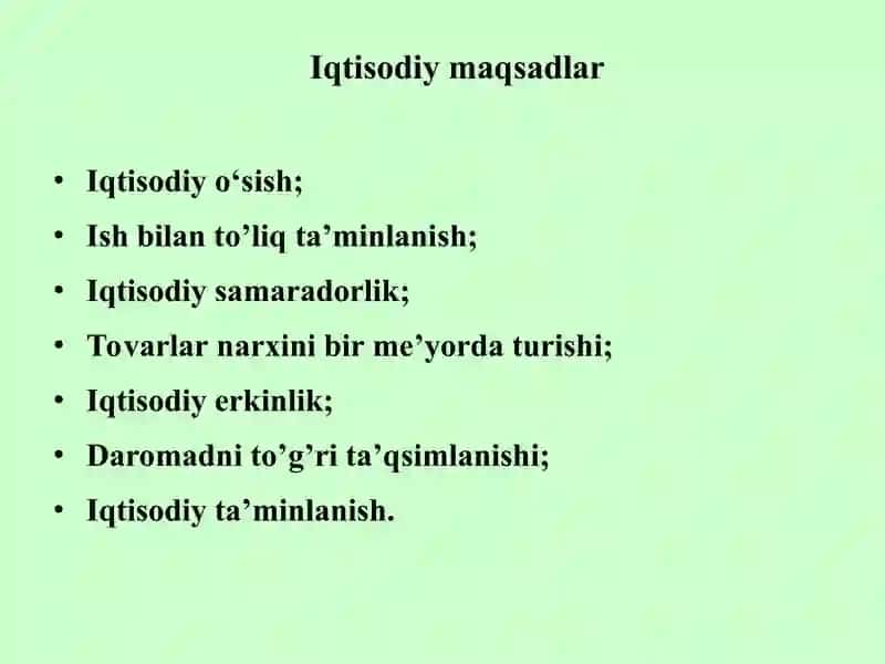 Mikroiqtisodiyot fanining predmeti, maqsadi va tadqiqot usullari 4