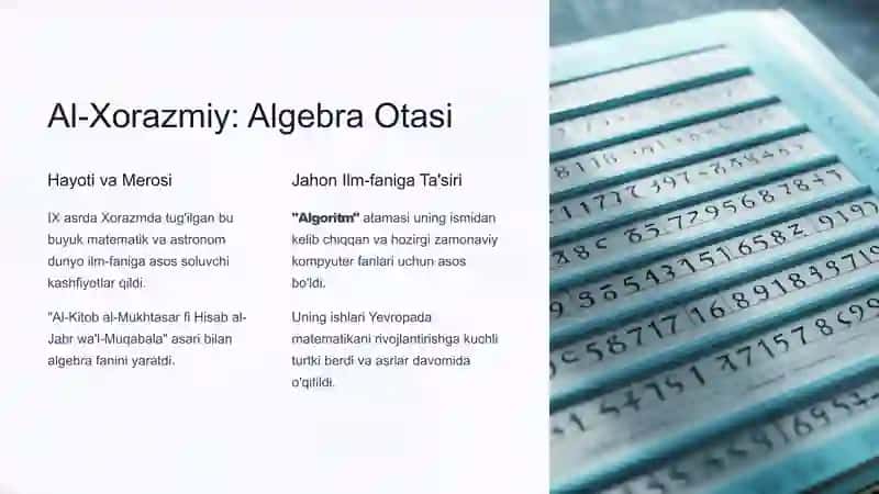 IX–XII asrlarda mamlakatimiz hududida ro‘y bergan madaniy uyg‘onish 4