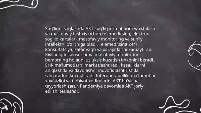 Axborot-kommunikatsiya texnologiyalari (AKT) 4