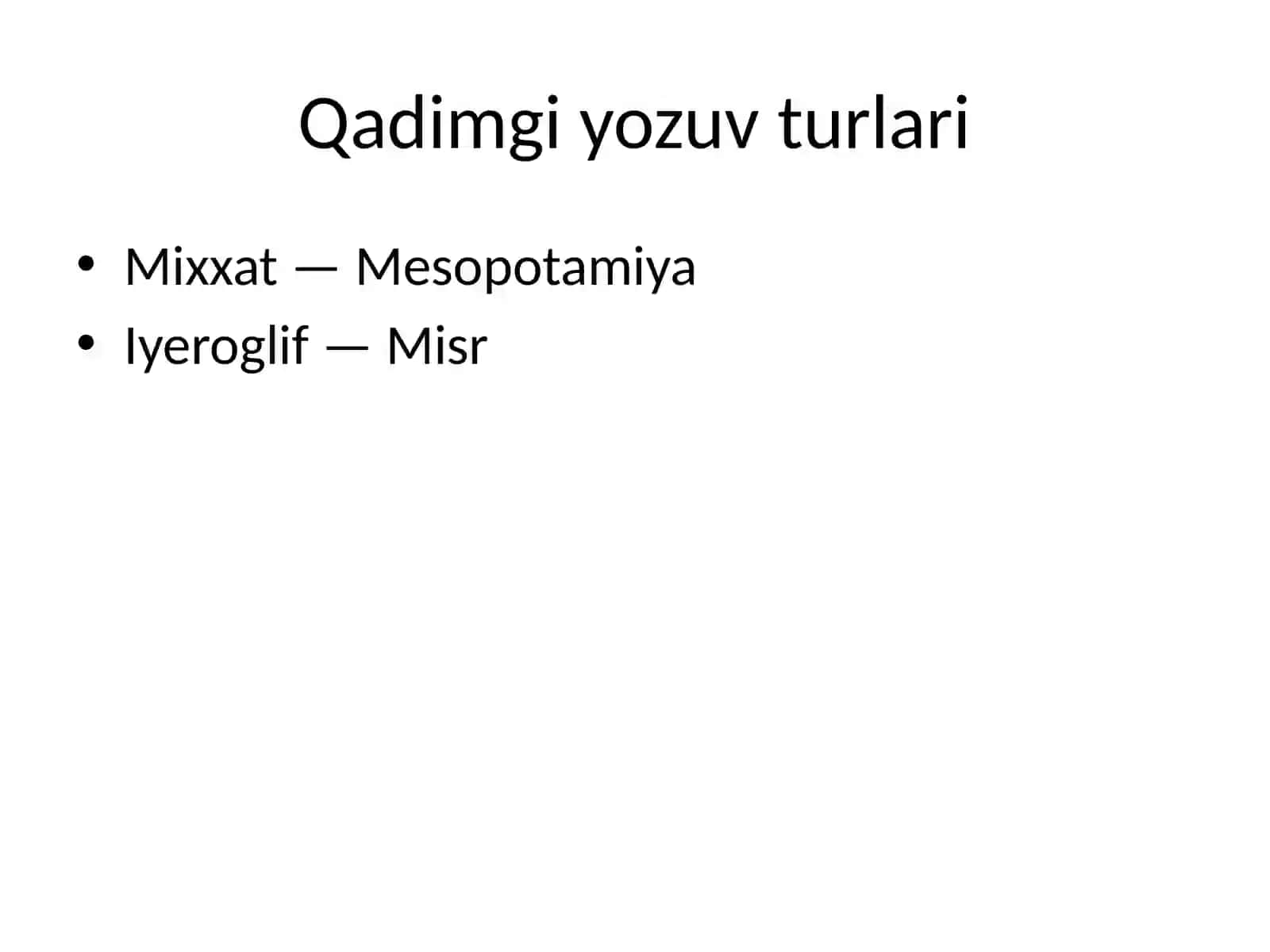 Yozuv va xattotlik sanʼati 4