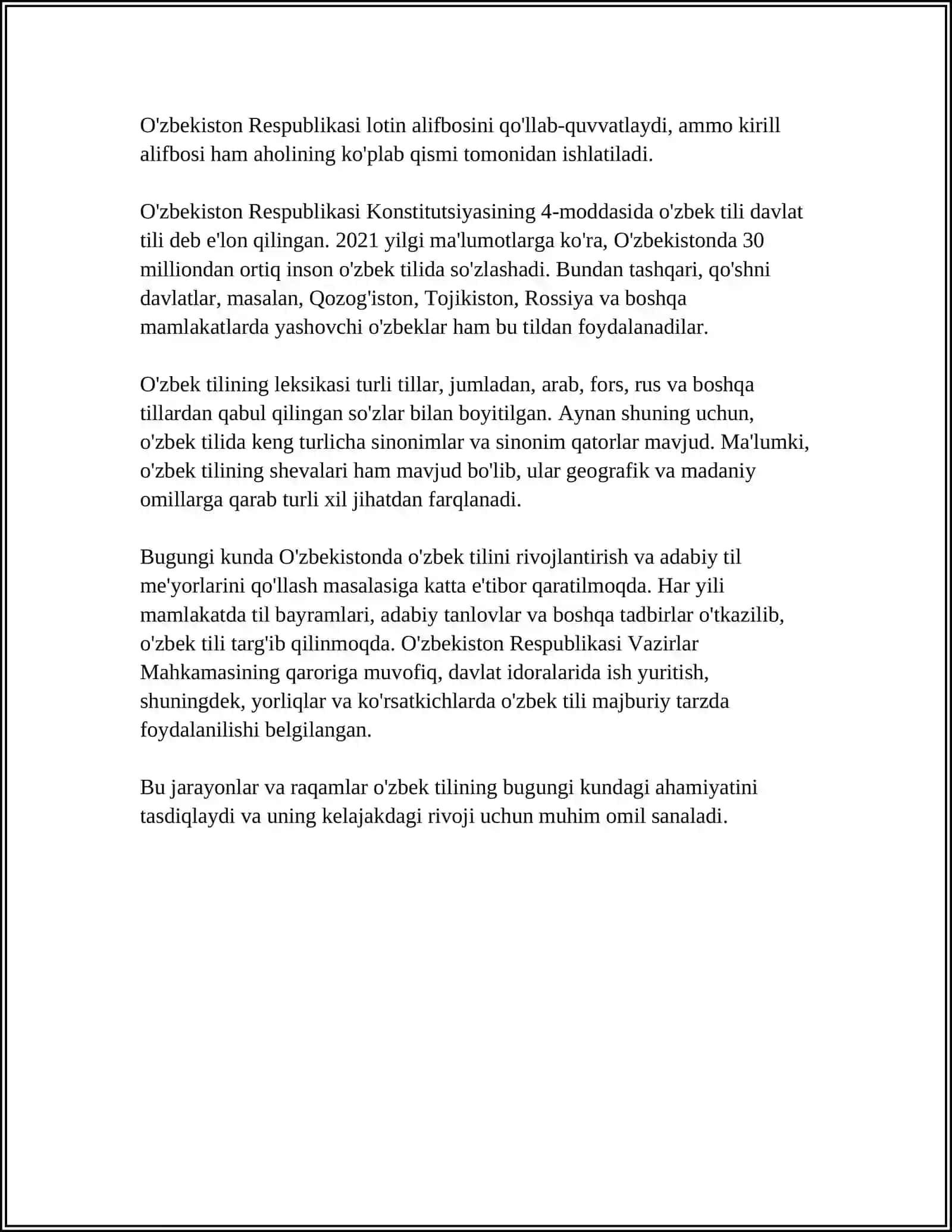 MILLIY TIL VA ADABIY TIL 4