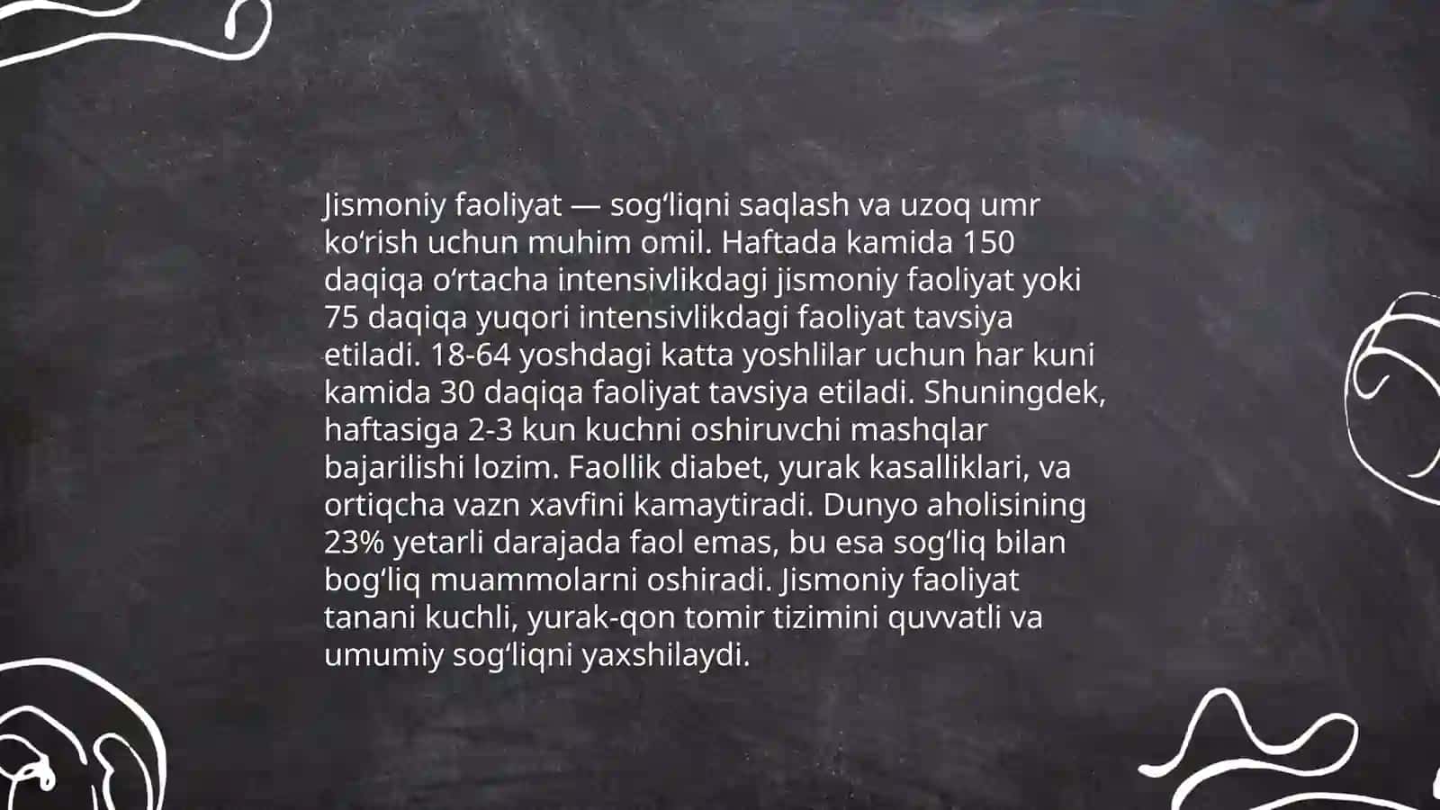 Maktabgacha yoshdagi bolalar oʻsishining umumiy shart sharoitlari 4