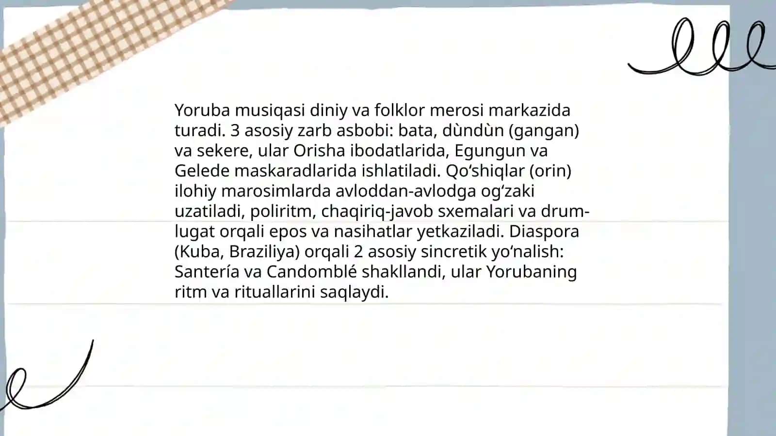 Afrika xalqlari Tunes 4