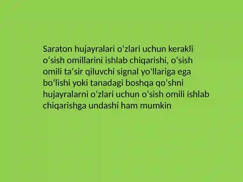 Immunopatologiya, o‘sma hujayralarni kelib chiqishidagi ahamiyati. Immuntanqisliklarda opportunistik infeksiyalar boshqarilishining molekulyar mehanizmi. 4