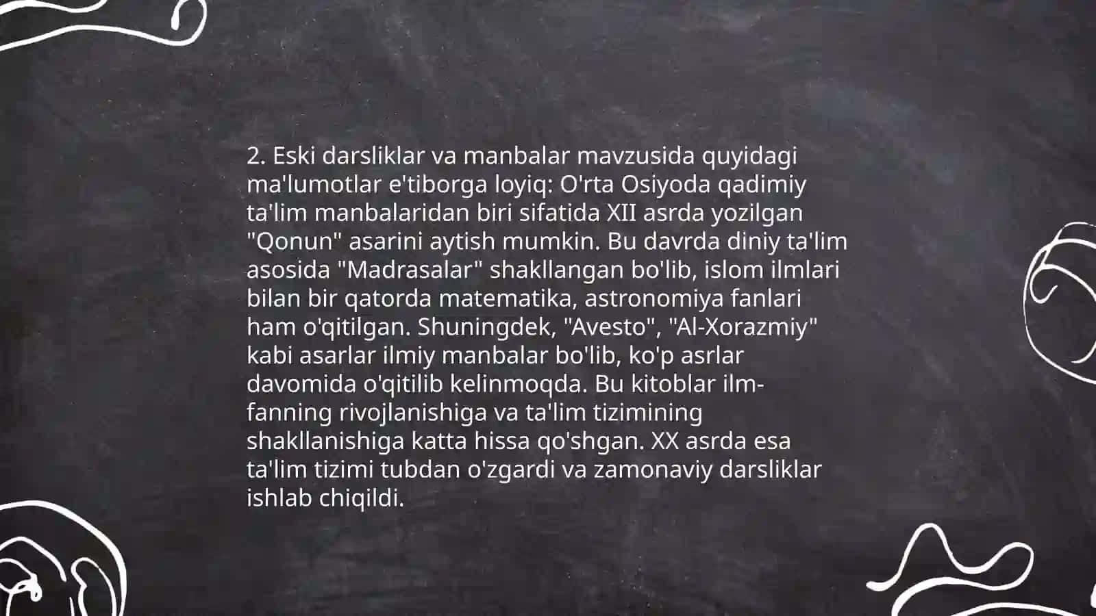 Eski maktablarda òqish va òqitish usullari 4