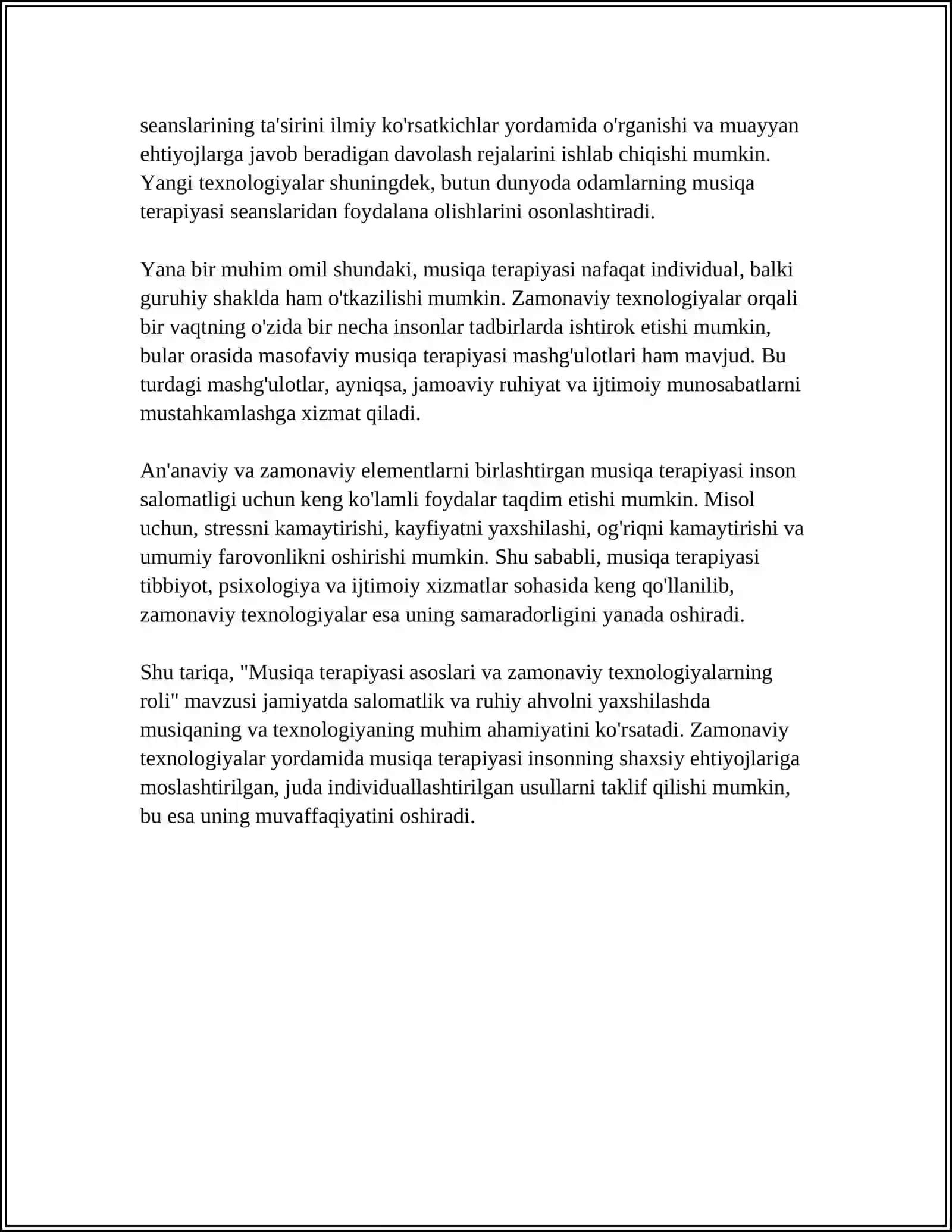 MUSIQA TERAPIYASI TEXNOLOGIYALARI VA ZAMONAVIY VOSITALAR 4