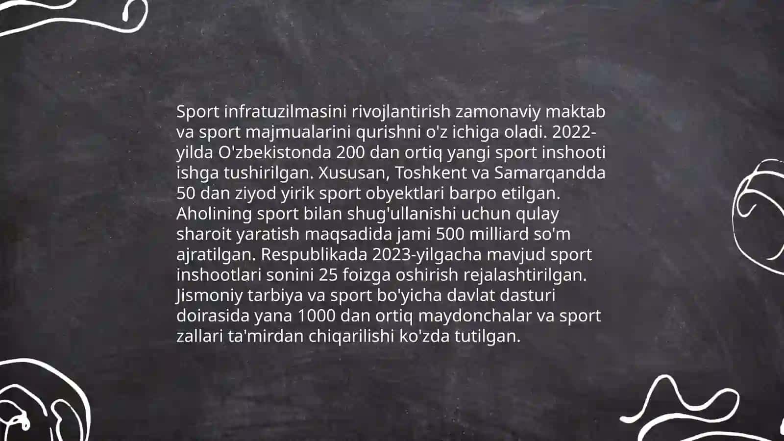 Sportni rivojlantirishning dolzarb masalalari va yo‘nalishlari 4