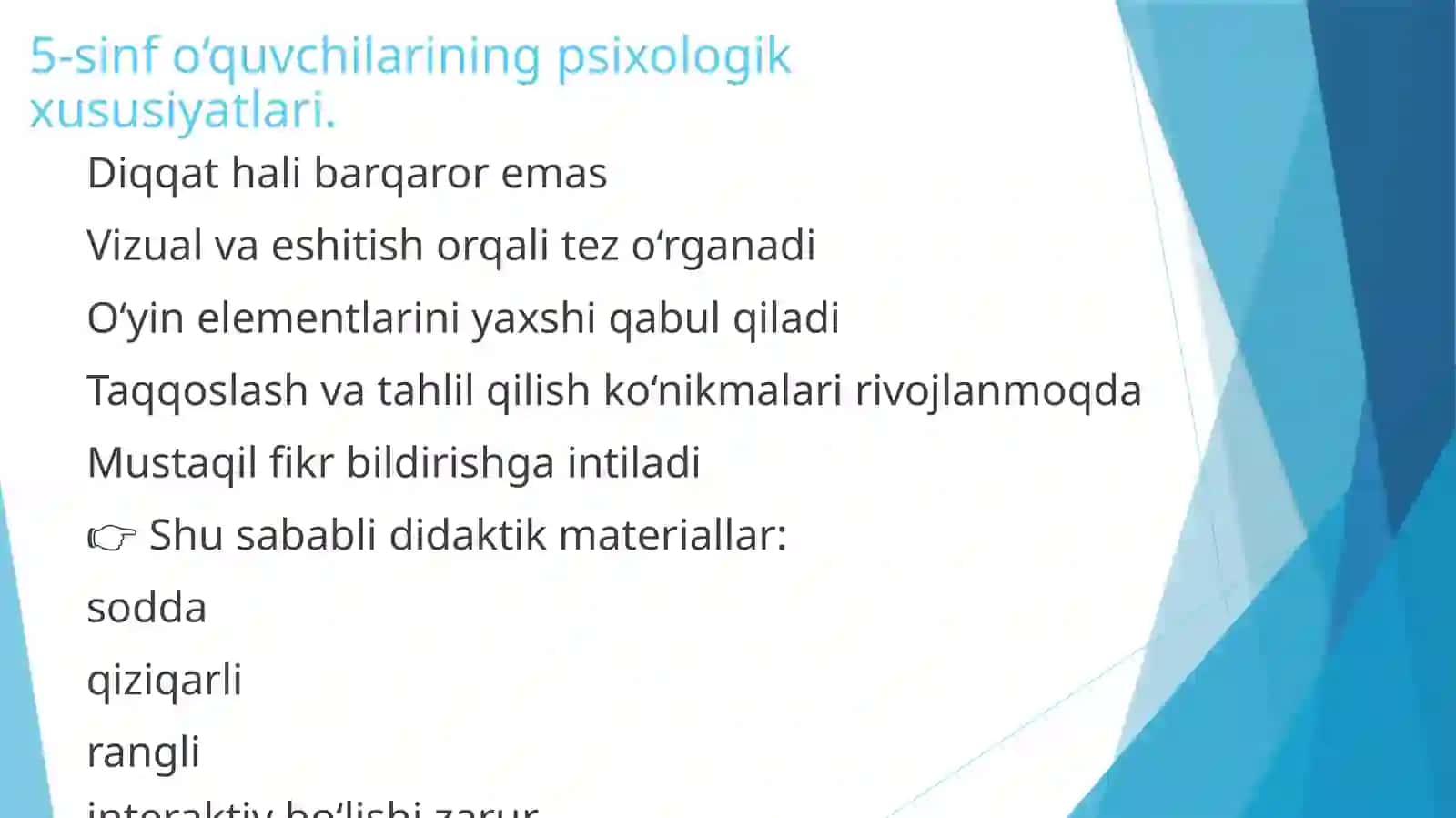 5-sinf o‘quvchilari uchun didaktik materiallar tayyorlash 4