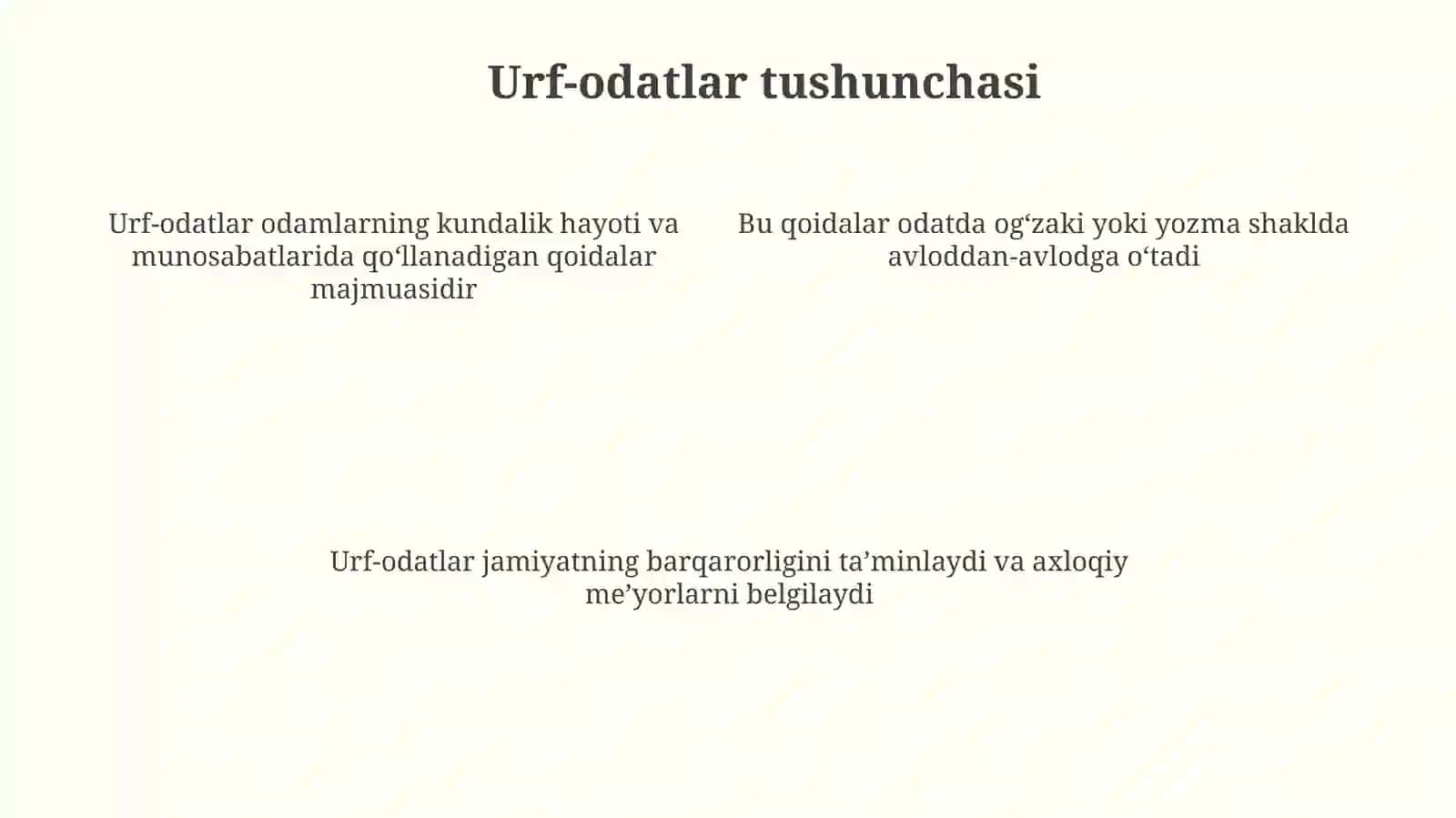 Turl millatlarning urf-odatlari va an’analari 4