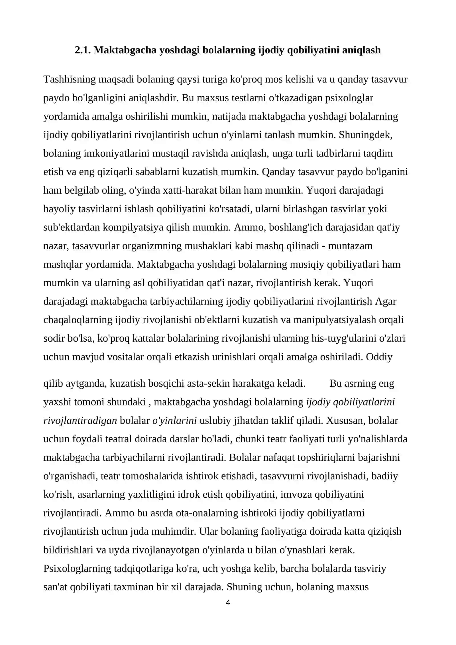 Maktabgacha yoshdagi bolalar ijodkorligini shakllantirishda mehnat faoliyatidan foydalanish metodikasi 4