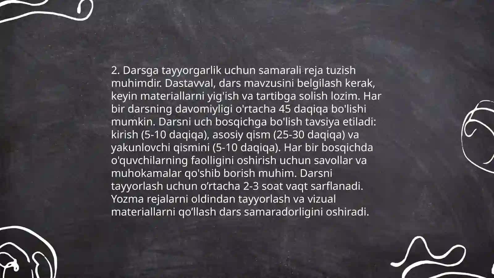 Pedagogik jarayonning bosqichlari 4
