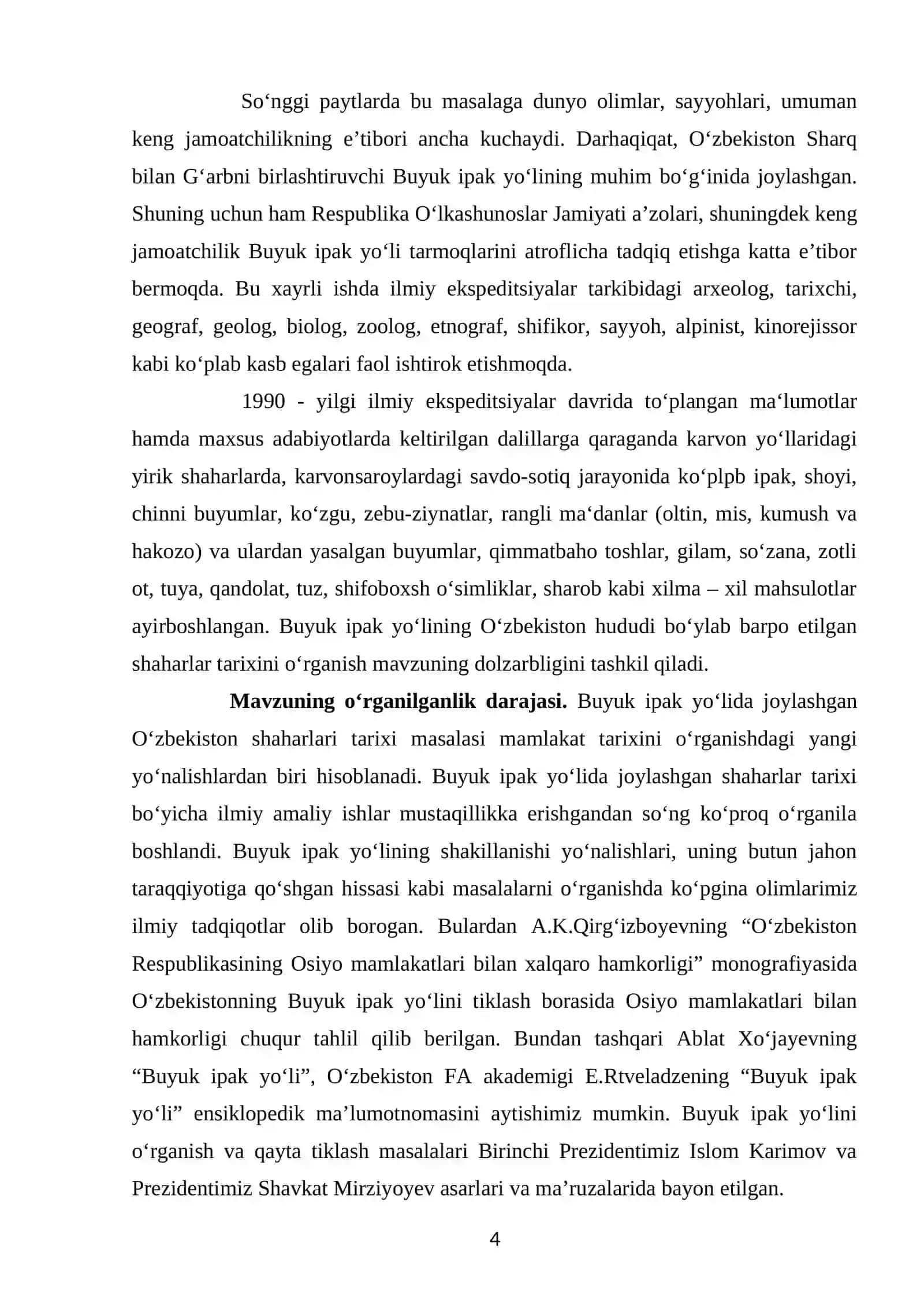 Ipak yo 'lining o'rta asrlardagi rivoji 4