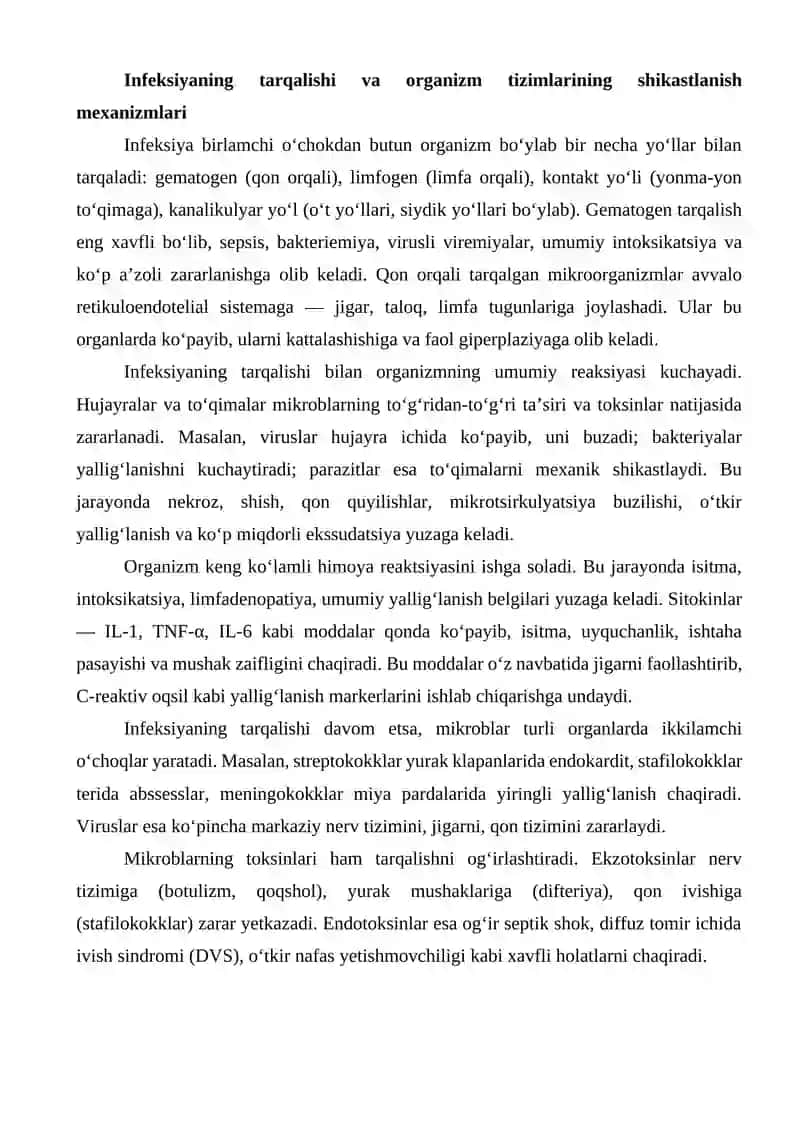 Yuqumli kasalliklar patogenezi 4