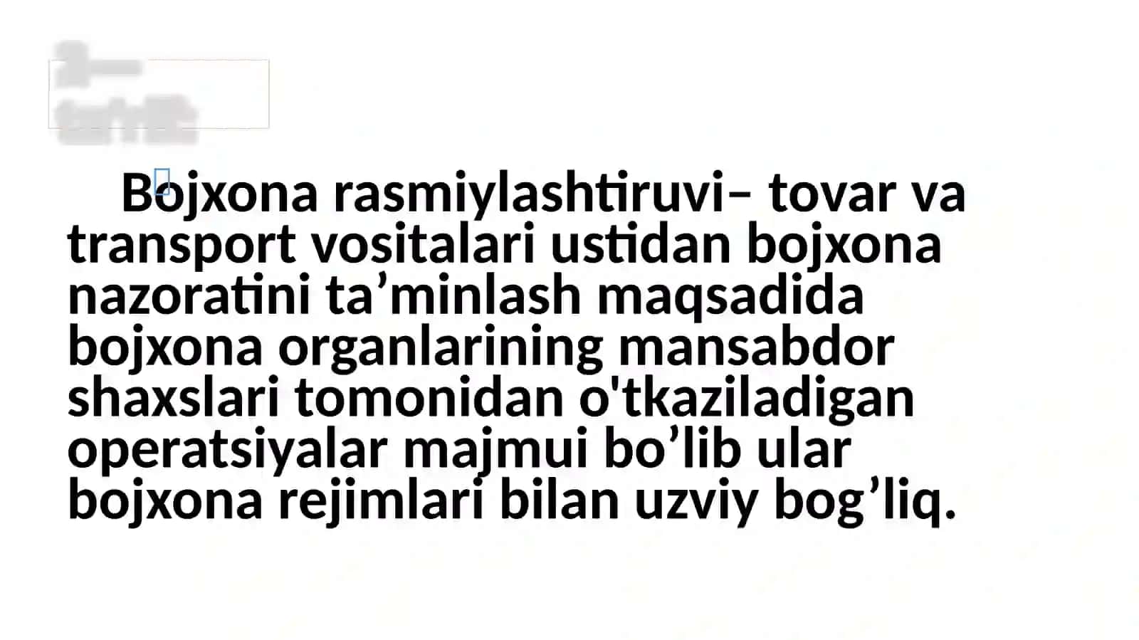 Bojxona rasmiylashtiruvi va deklaratsiyalash 4