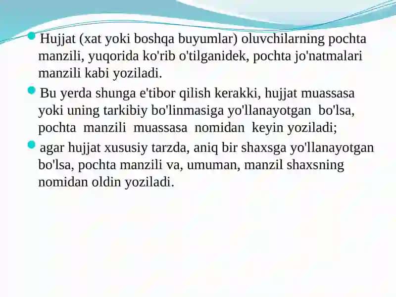 Xizmat yuzish xizmatlari va ularning turlari 4