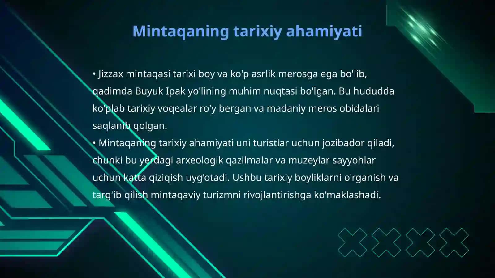 Jizzax mintaqasi bo'yicha gid portfeli 4