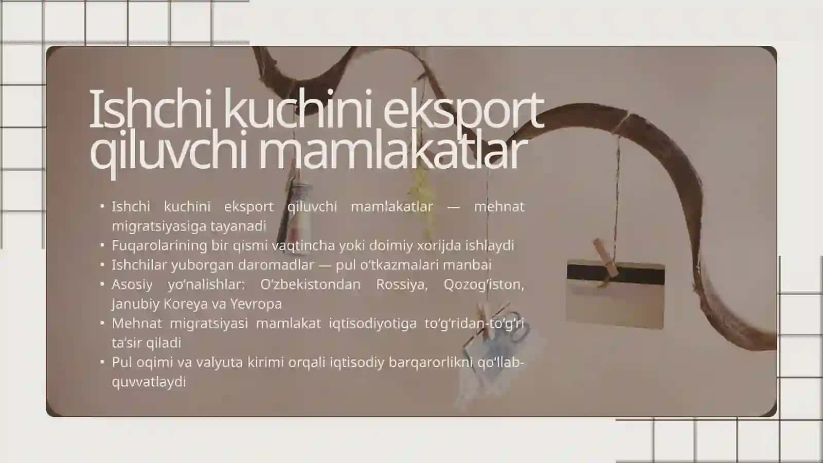 Pul o‘tkazmalari va ularni ishchi kuchini eksport qiluvchi mamlakatlar iqtisodiyotiga ta'siri 4