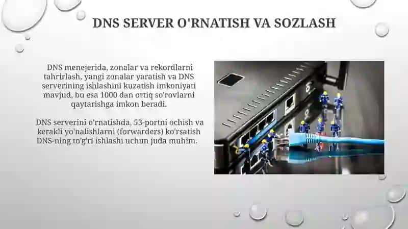 Windows server operatsion tizimida tarmoq xizmatlarini ornatish va sozlash (DHCP,DNS) 4